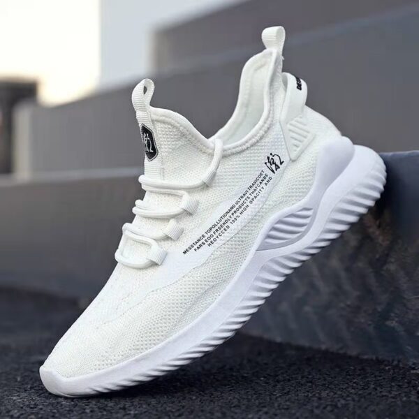 Casual Sports Shoes Men'S Summer Running Trendy Shoes All-Match Fly Woven Mesh Men'S Shoes - Image 3