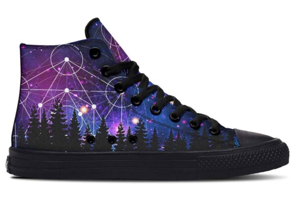 Customized Colorful Fashion High-top Canvas Shoes - Image 4