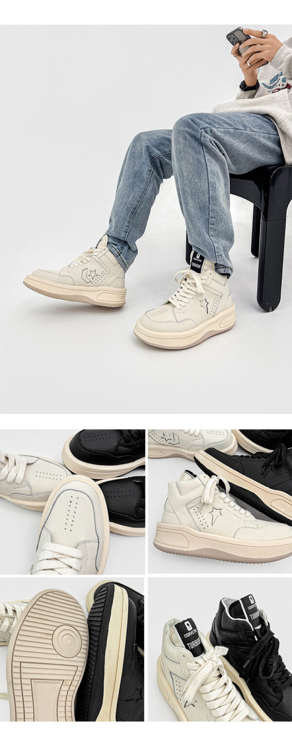 Casual Thick Soled Elevated Versatile Board Shoes - Image 4