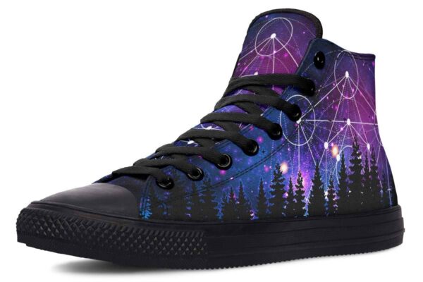 Customized Colorful Fashion High-top Canvas Shoes - Image 3