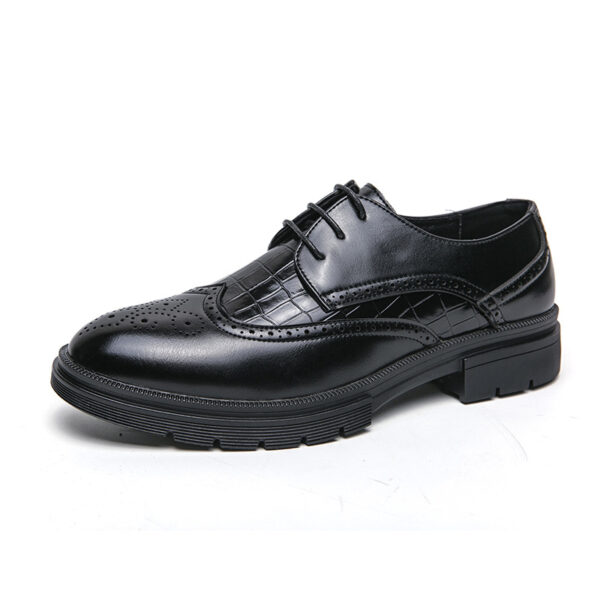 Casual Derby Shoes Men's British Formal Wear Low-top Shoes - Image 4