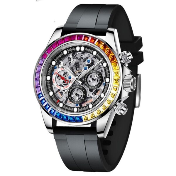 Dial Design Transparent Men's Mechanical Watch - Image 6