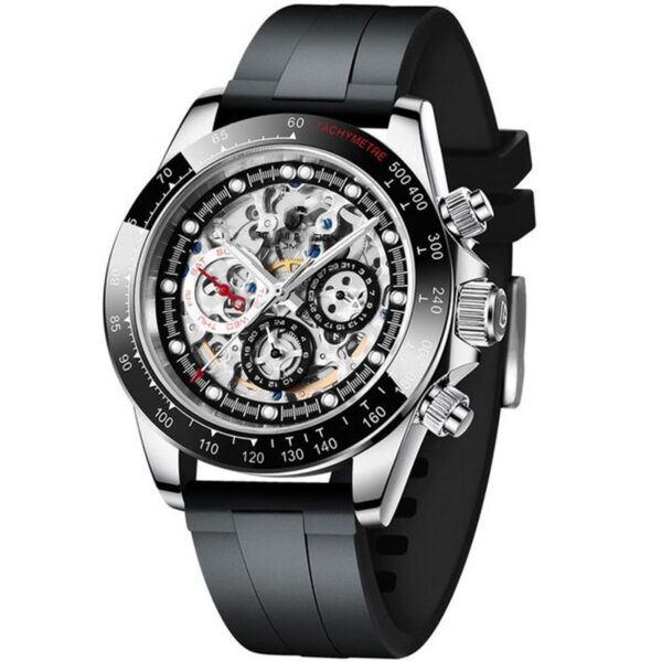 Dial Design Transparent Men's Mechanical Watch - Image 5