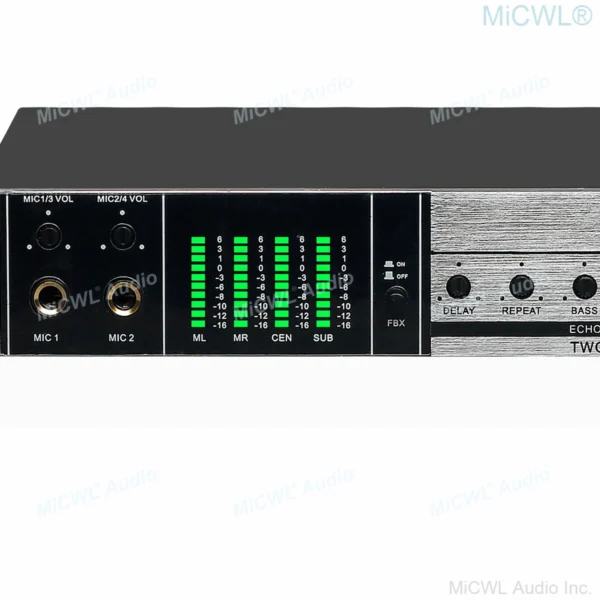 MiCWL Digital Signal Processing DJ KTV Karaoke Player Mixer Reverb Echo USB Stage Studio Audio Effects Processor X8 - Image 2