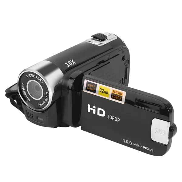 DH‑90 16X Digital Zoom 2.7 Inch Colourful Display Screen High Definition Camera Image Video Shooting Camcorder 110‑240V - Image 3