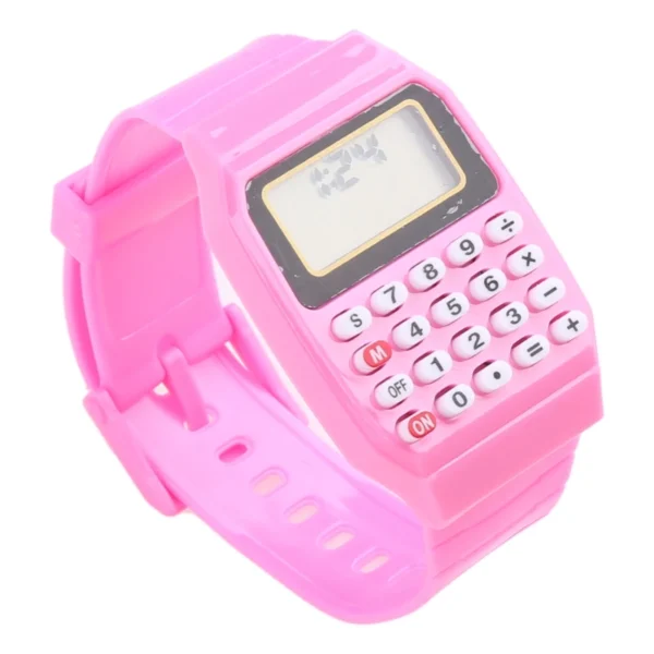 Fashion Child Kid Silicone Date Multi-Purpose Electronic Calculator Wrist Watch Drop Shipping