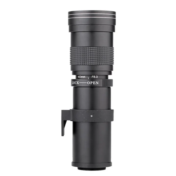 420-800Mm F8.3-16 Telephoto Zoom Lens Photography SLR Camera Lens Suitable For Nikon Cameras D7500 D7200 D7100 D750