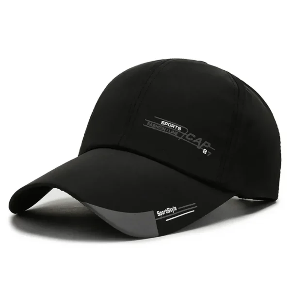 Men's Long Brim Baseball Cap Fishing Clothing Sun Visor Waterproof Sports Duck Tongue Sun-Hat Male Fashion - Image 2