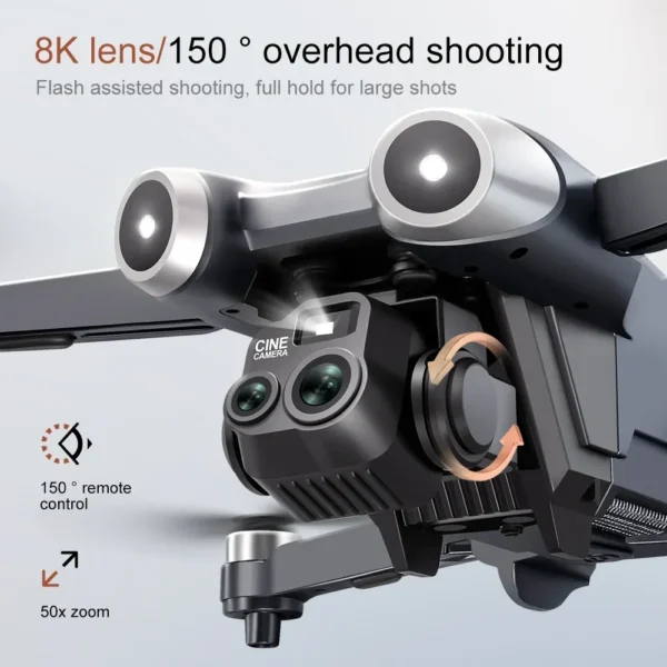 V600 Drone Professional HD Dual Cameras Optical flow Positionin Long Battery Life WIFI FPV GPS Drone RC Quadcopter Toy - Image 2