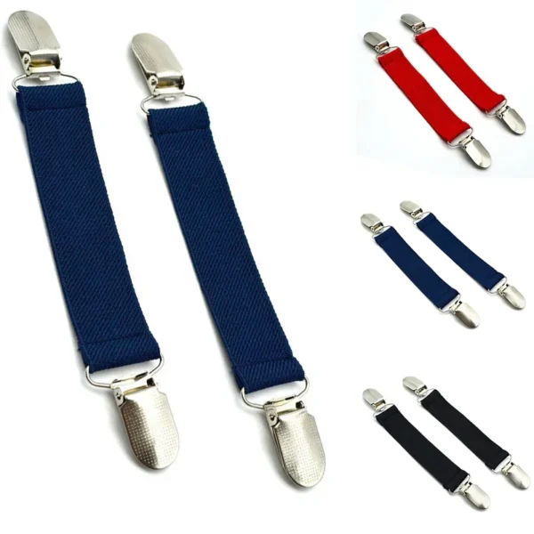 Men Clothing Adjustment Fixed Cushion Non-slip Clip Sock Single Garter Suspenders Braces Keep Suspender Garters Strap Clip - Image 6