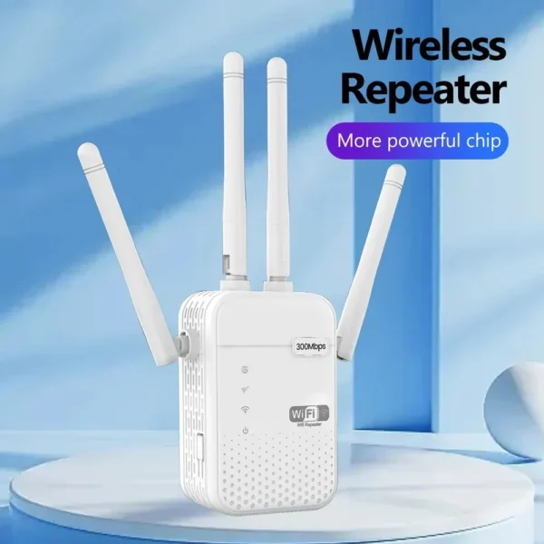 300Mbps Wireless WiFi Repeater 2.4G Signal Router 802.11N Long Range Wireless WiFi Extender Amplifier WIFI Booster