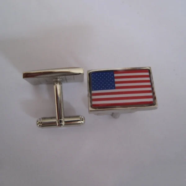 Pin Arm Cable Wrist Cuffs Gym Shirt Decor Cufflinks American Flag Shirts Tourbillon - Image 6