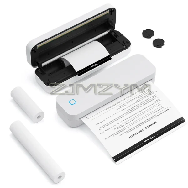 A4 Thermal Transfer Printer Portable Wireless Bluetooth Tattoo Printer Inkless Photo Document Printer Use With Mobile/Laptop - Image 5