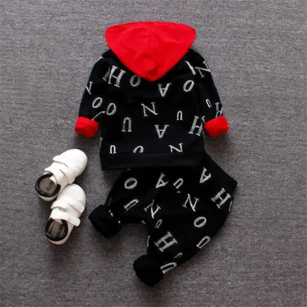 Baby Clothes Set Spring Autumn Winter Children Clothing Warm Suits Kids Baby Boys Jacket+pant 3PCS Child Training Boy Clothes - Image 3