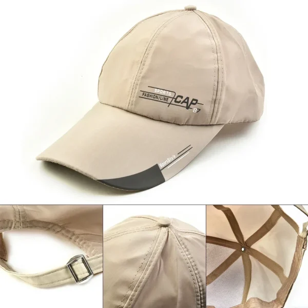 Men's Long Brim Baseball Cap Fishing Clothing Sun Visor Waterproof Sports Duck Tongue Sun-Hat Male Fashion - Image 3