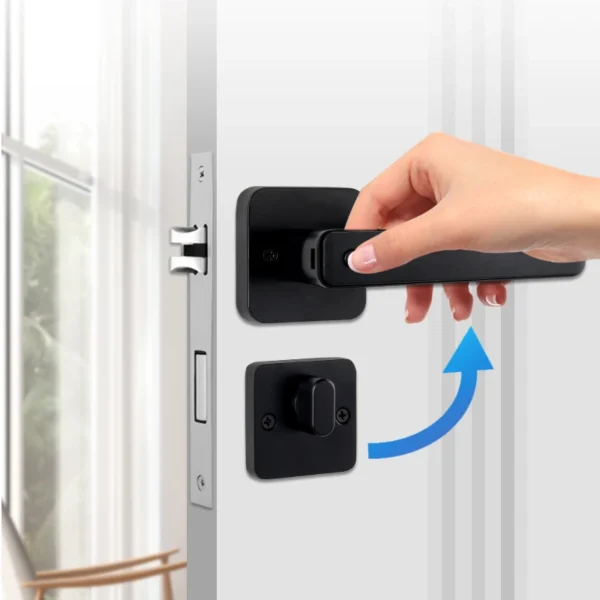 Keyless Entry Fingerprint Smart Lock Code Pass Biometric Handle Digital Door Knob Unlock Securityalarms Manage All Doors Easy - Image 2