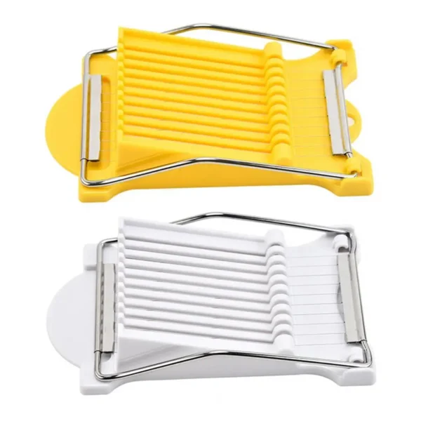 Egg Slicer 12 Lines Food Slicer Fast Cutting Cheese Mushroom Strawberry Cutter Egg Chopper For Hard Boiled Eggs Meat Potatoes - Image 5