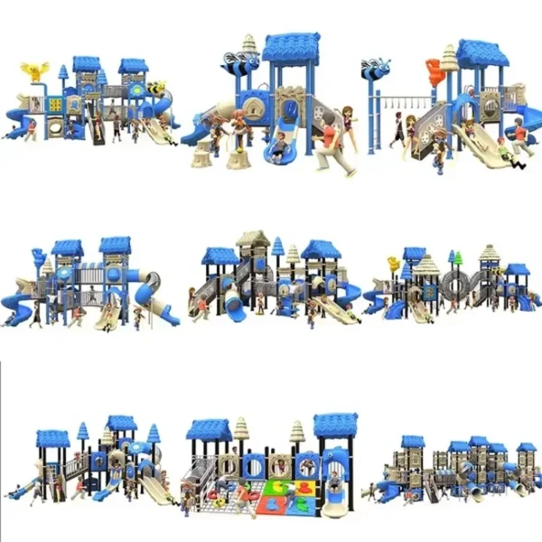 Plastic Play Tunnel Children Playing Equipment Slide Kids Entertainment Devices Gym Playground Kid - Image 5