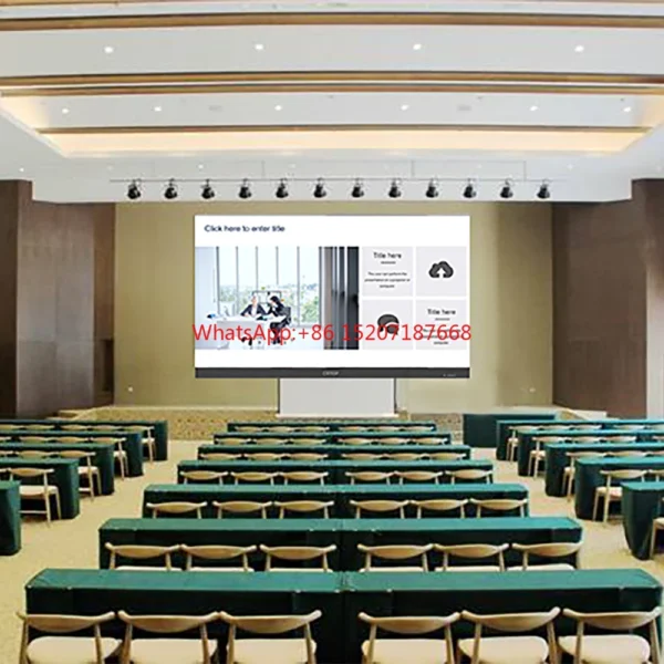 P1.56 P1.875 P2.5 135 Inch 163 Inch 216 Inch Foldable Indoor Teaching Conference Meeting Room Screen Display Hd Smart Led Tv - Image 6