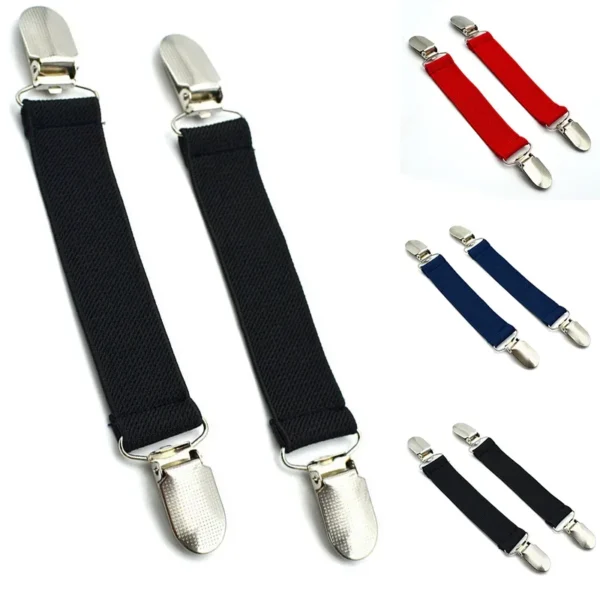 Men Clothing Adjustment Fixed Cushion Non-slip Clip Sock Single Garter Suspenders Braces Keep Suspender Garters Strap Clip - Image 5