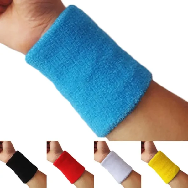 1Pc Wrist Sweatband Men Women Tennis Sport Wristband Volleyball Gym Wrist Brace Support Sweat Band Towel Bracelet Protector - Image 5