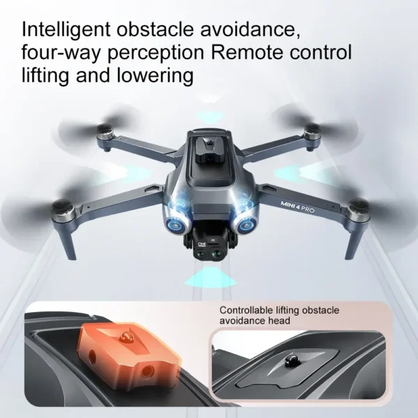 V600 Drone Professional HD Dual Cameras Optical flow Positionin Long Battery Life WIFI FPV GPS Drone RC Quadcopter Toy - Image 4