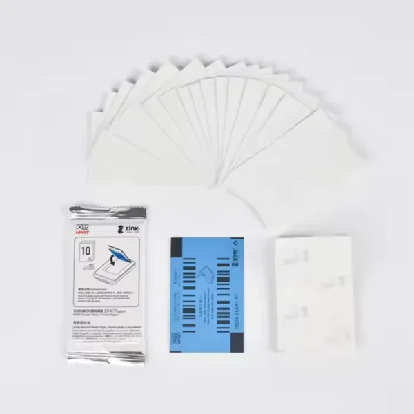 3inch Color Photo Printer AR 300DPI HPRT MT53 Mini Mobile Pocket Printer with Original ZINK Adhesive 2*3inch Sticky Photo Paper - Image 5