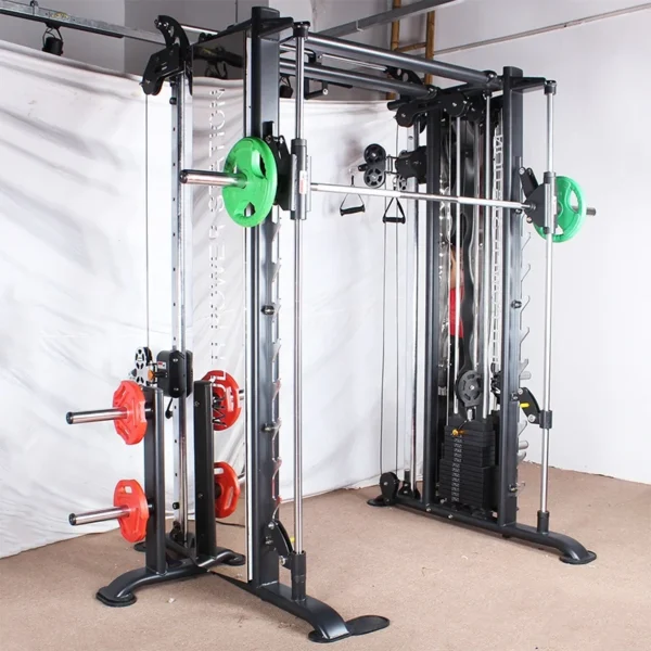 Commercial gym fitness equipment cable crossover multi function smith machine price - Image 2