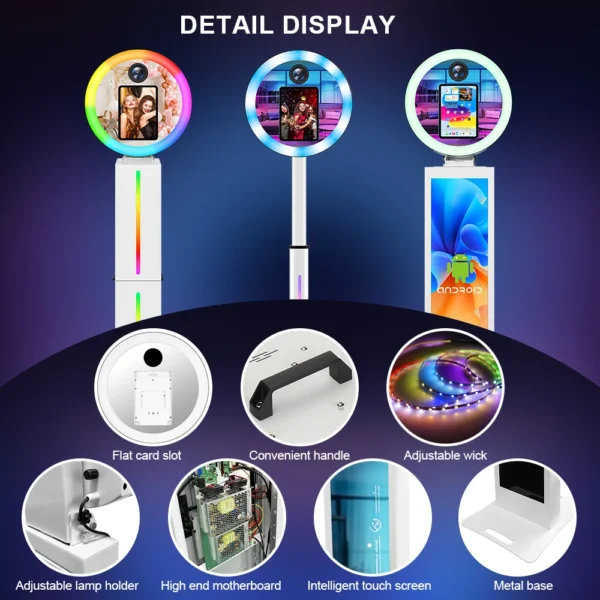 For 9.7 10.2 10.5Sinch Portable Magic Mirror Photography Booth Party Supplies Wedding Event DSLR and LPad Compatible - Image 4