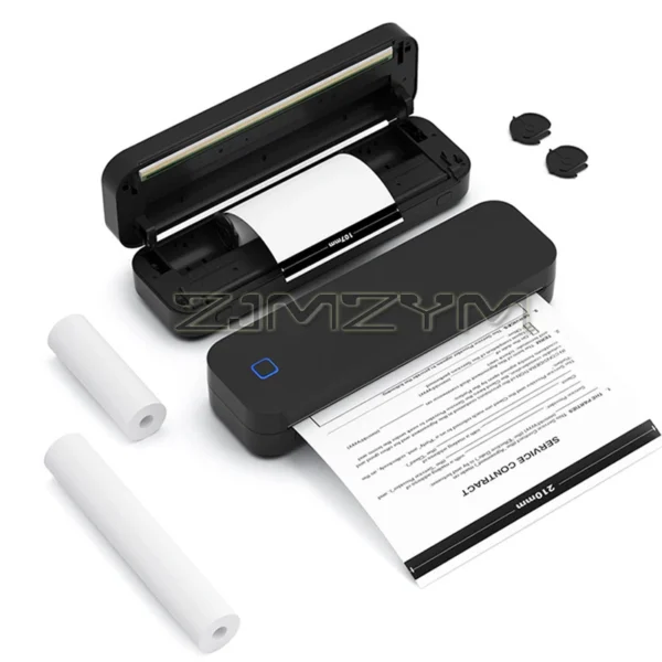 A4 Thermal Transfer Printer Portable Wireless Bluetooth Tattoo Printer Inkless Photo Document Printer Use With Mobile/Laptop - Image 2