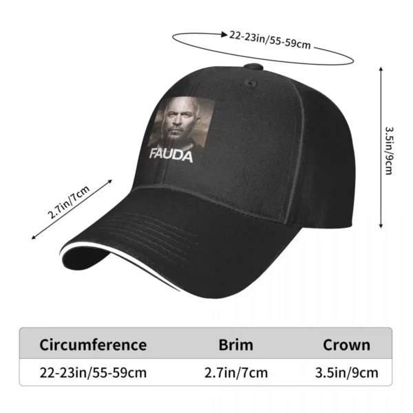 Fauda,netflix Fauda, Fauda Series Baseball Cap fashionable winter hats for men Women's Golf Clothing Men's - Image 6