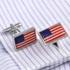 Pin Arm Cable Wrist Cuffs Gym Shirt Decor Cufflinks American Flag Shirts Tourbillon - Image 3