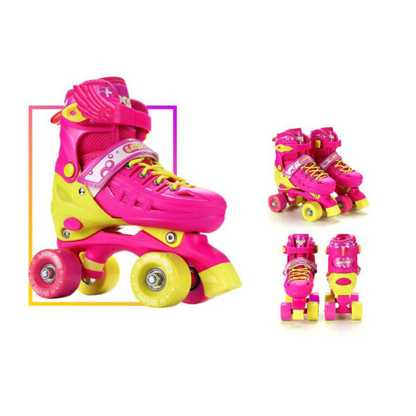 Children's Roller Skates Roller Skates Four Roller Skates Roller Skates Full Set - Image 2