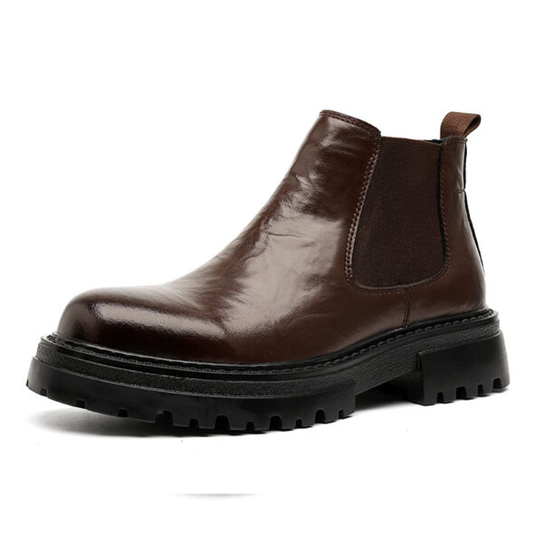 Low-top Martin Boots Mid-top British Style Men's Shoes - Image 5