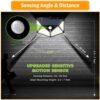 100LED solar wall light - Image 4