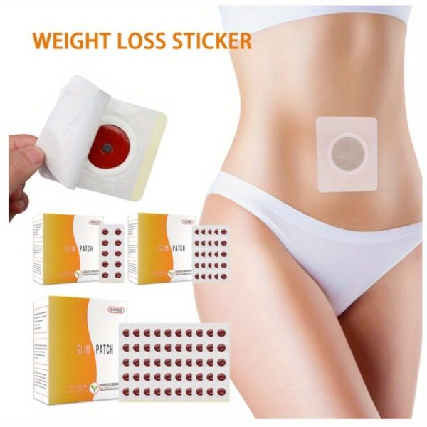 Navel Belly Button Patch Slimming Patch Abdomen Magnetic Detox Sticker - Image 10