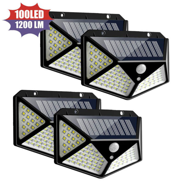 100LED solar wall light - Image 5